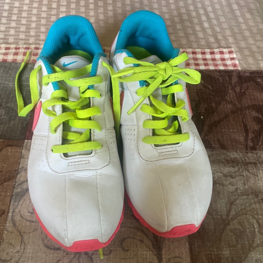 Nike Shox size 1Y.  Worn indoors only.  Great condition